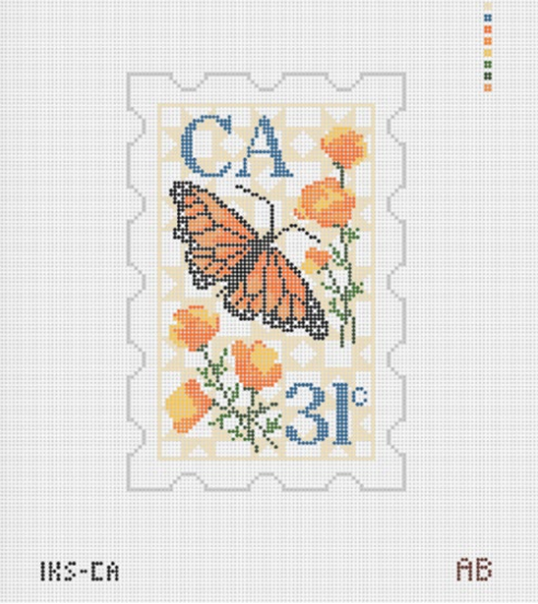 Initial K Studio IKS CA California Stamp
