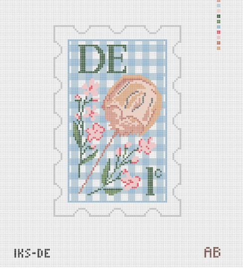 Initial K Studio IKS DE Delaware Stamp
