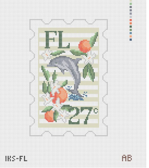 Initial K Studio IKS FL Florida Stamp