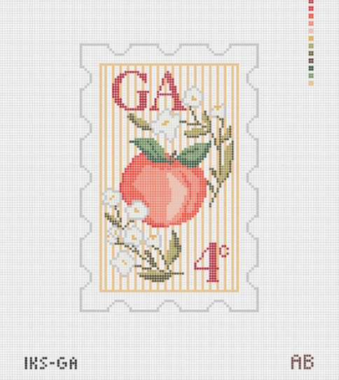 Initial K Studio IKS GA Georgia Stamp