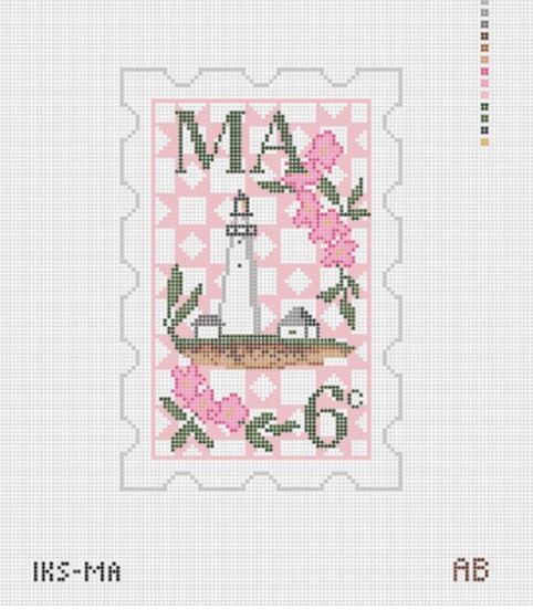 Initial K Studio IKS MA Massachusetts Stamp