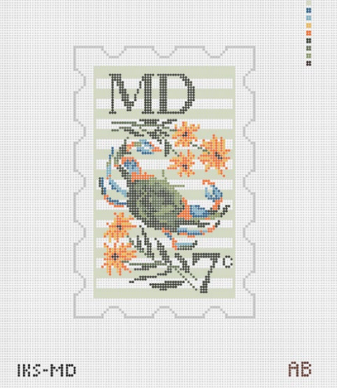 Initial K Studio IKS MD Maryland Stamp