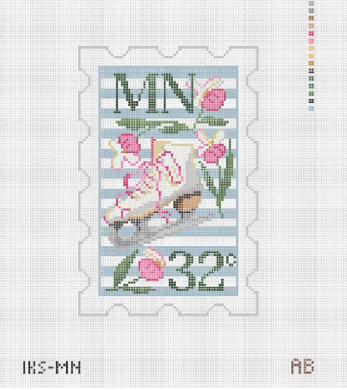 Initial K Studio IKS MN Minnesota Stamp