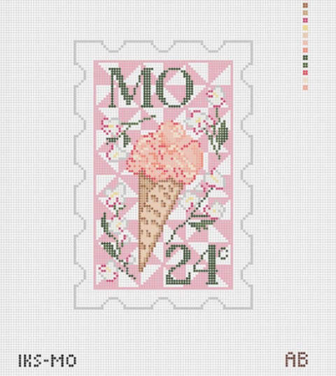 Initial K Studio IKS MO Missouri Stamp