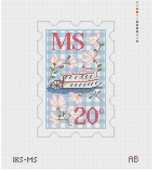 Initial K Studio IKS MS Mississippi Stamp