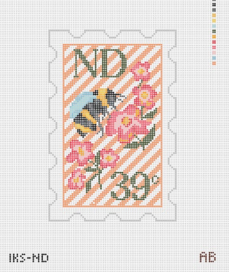 Initial K Studio IKS ND North Dakota Stamp