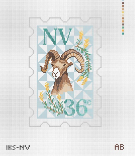 Initial K Studio IKS NV Nevada Stamp