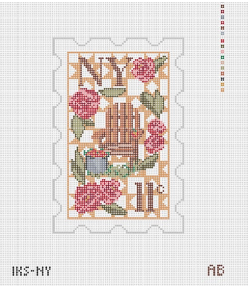 Initial K Studio IKS NY New York Stamp