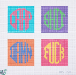 Wipstitch WS-150 Colorblock Dirty Coasters