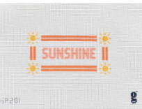 Goodpoint Needlepoint GP-201 Sunshine Mini Sign
