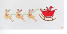 Goodpoint Needlepoint ET-10ss Santa and his Sleigh