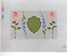 Goodpoint Needlepoint ET-54 Hydrangea Delphinium Clutch
