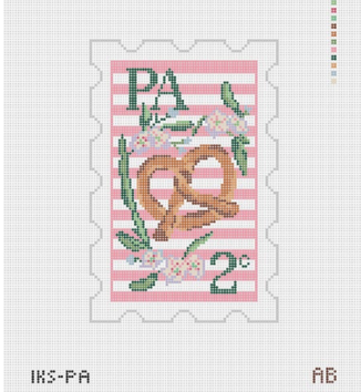 Initial K Studio IKS PA Pennsylvania Stamp