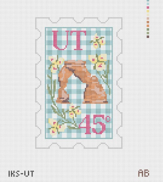 Initial K Studio IKS UT Utah Stamp