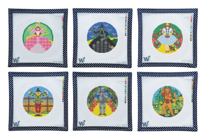 Wipstitch Set of Six Wizard of Oz with Stitch Guides