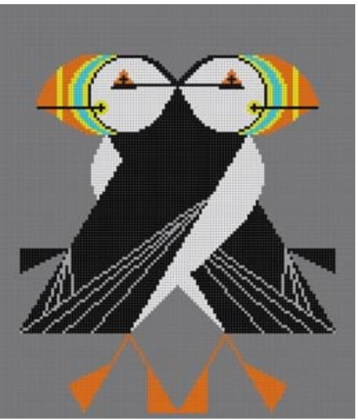 Meredith Collection CH-P060 Puffins Passing-Charley Harper