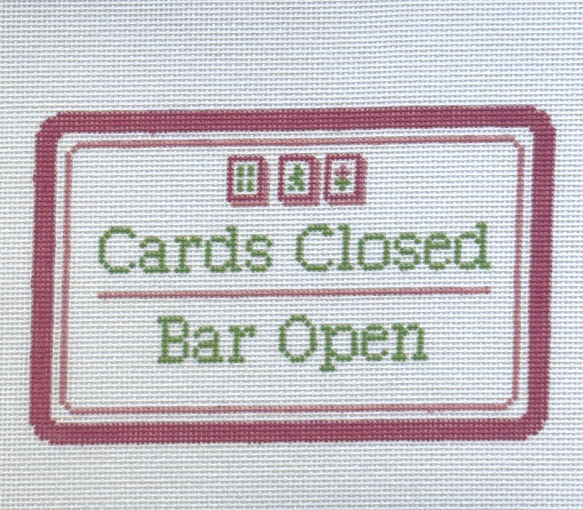 The Painted Stitch PS-405 Cards Closed Bar Open
