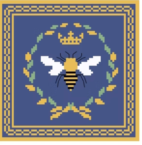 Funda Scully FS-29C Bee on Blue (crown)