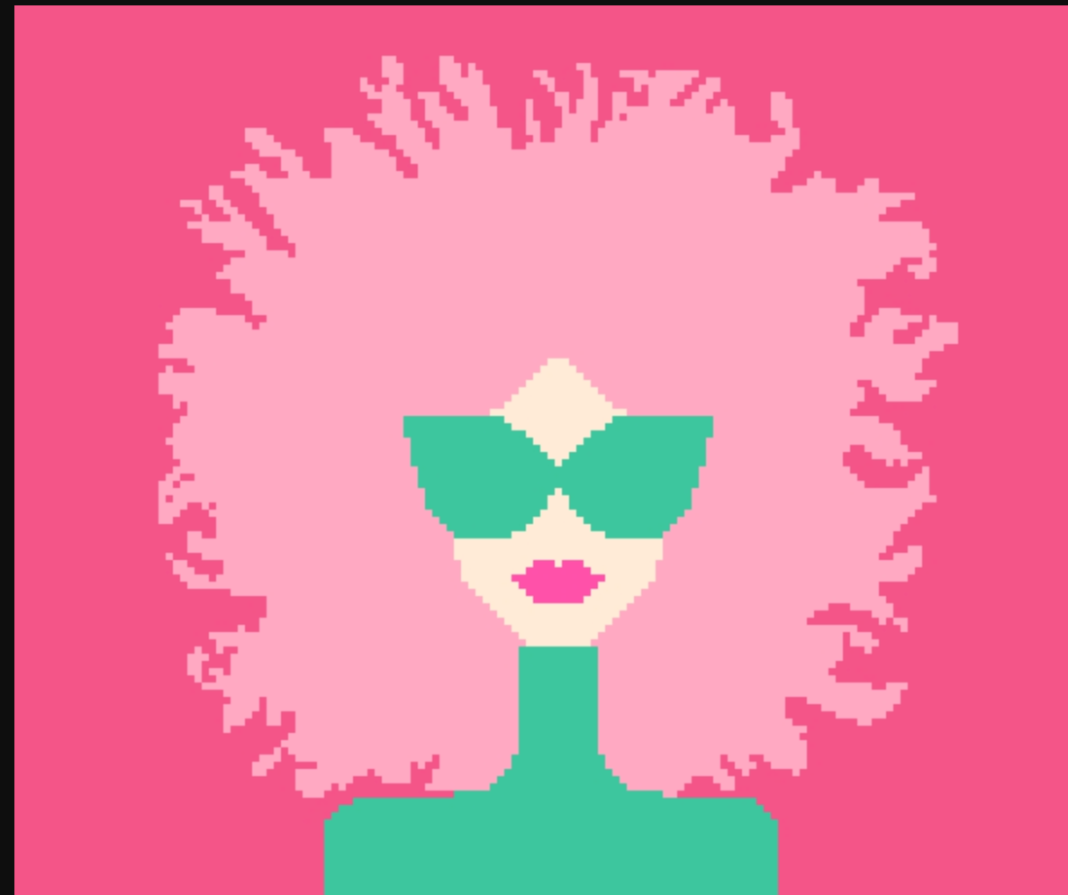 Voila! BAG 420 PINK HAIR