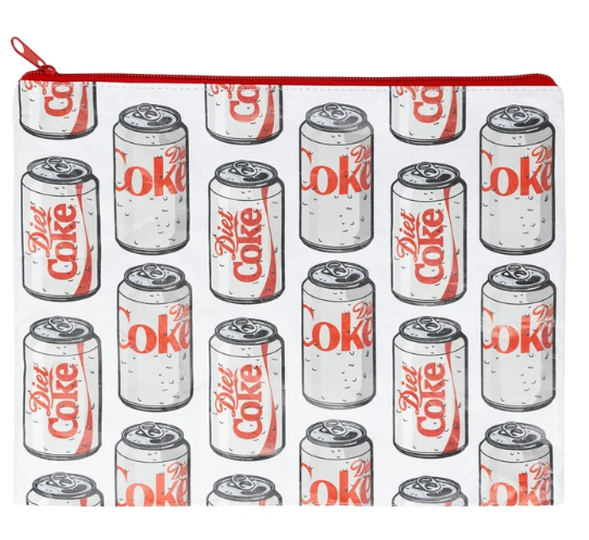 Kiss Ass Needlepoint Coca Cola Project Bag