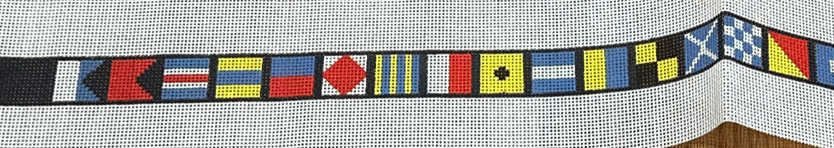 Elm Tree Designs B275A Nautical Flag Belt 18 mesh