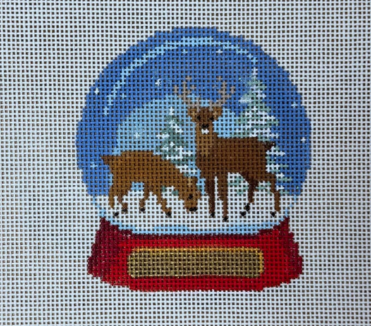 Alice Peterson SR 5138 Deer in Snow Globe