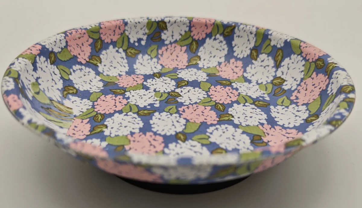 Officially Needlepoint Magnetic Bowl - Hydrangea