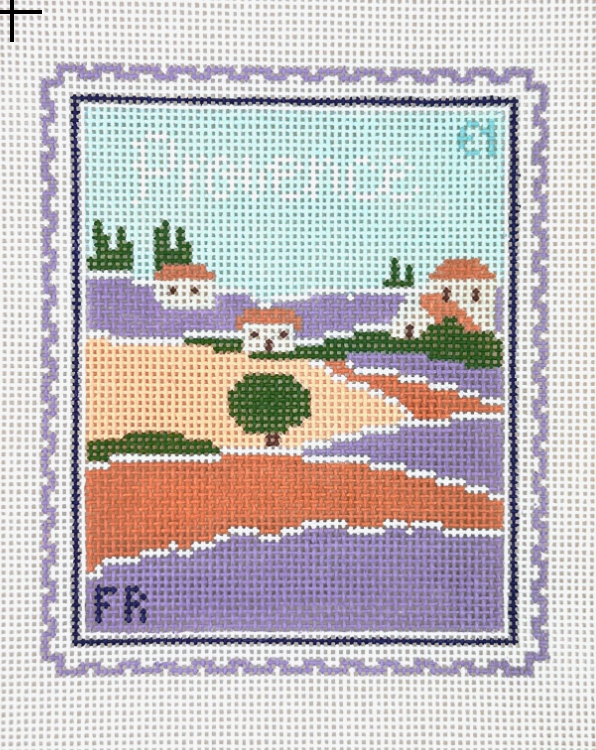 Stitch Style STAMP027 Provence Travel Stamp