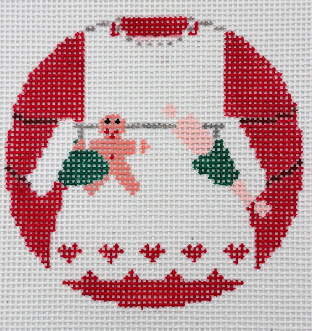 Stitch Style SS189 Mrs. Claus Round, includes stitch guide