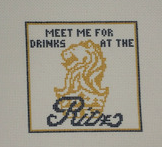 Gingham Stitchery KDS-172 Meet Me for Drinks at the Ritz