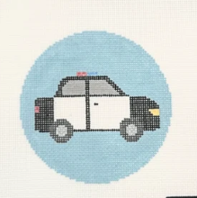 Atlantic Blue MPB-221 Police Car Round