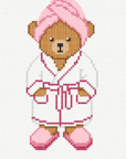 Studio Daisy Bathrobe Bear Pink