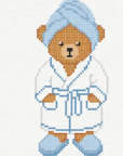 Studio Daisy Bathrobe Bear Blue