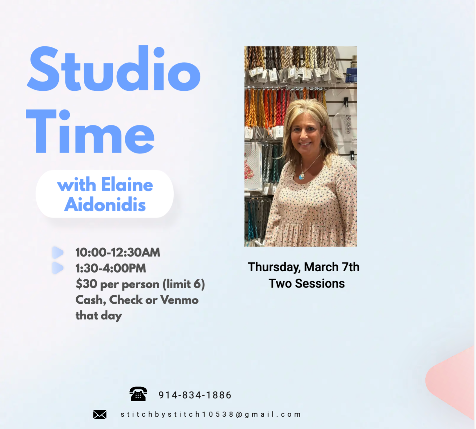 Needlepoint Classes Learn from the Experts at Stitch by Stitch