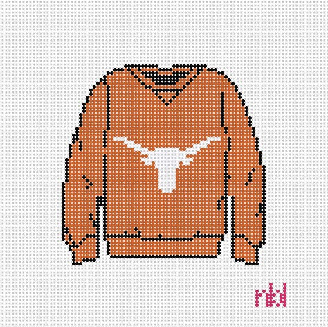 Needlepoint by Laura Texas Sweatshirt
