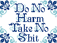 Mopsey Designs Tiff &amp; Tide Do No Harm (Blue) TT-02.1
