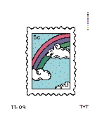 Mopsey Designs Tiff &amp; Tide Rainbow Stamp TT-09
