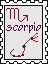 Mopsey Designs Tiff &amp; Tide Scorpio Stamp TT-31