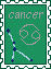 Mopsey Designs Tiff &amp; Tide Cancer Stamp TT-36