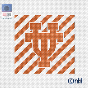 Needlepoint by Laura Texas Stripe Canvas