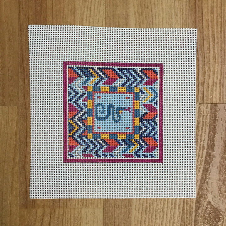 KCN Designers Snake Square – Stitch by Stitch