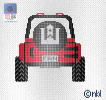 Needlepoint by Laura Western Kentucky Jeep