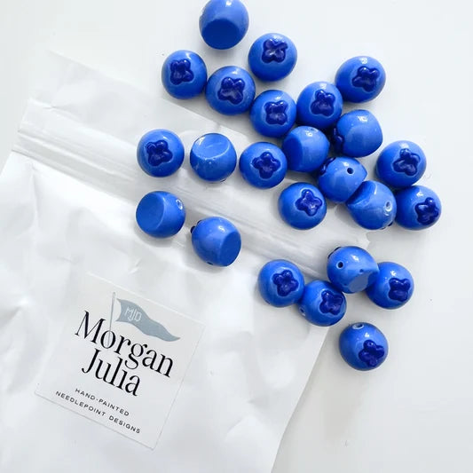 Morgan Julia Designs MJD-309 Fourth of July Pie with Blueberry Beads