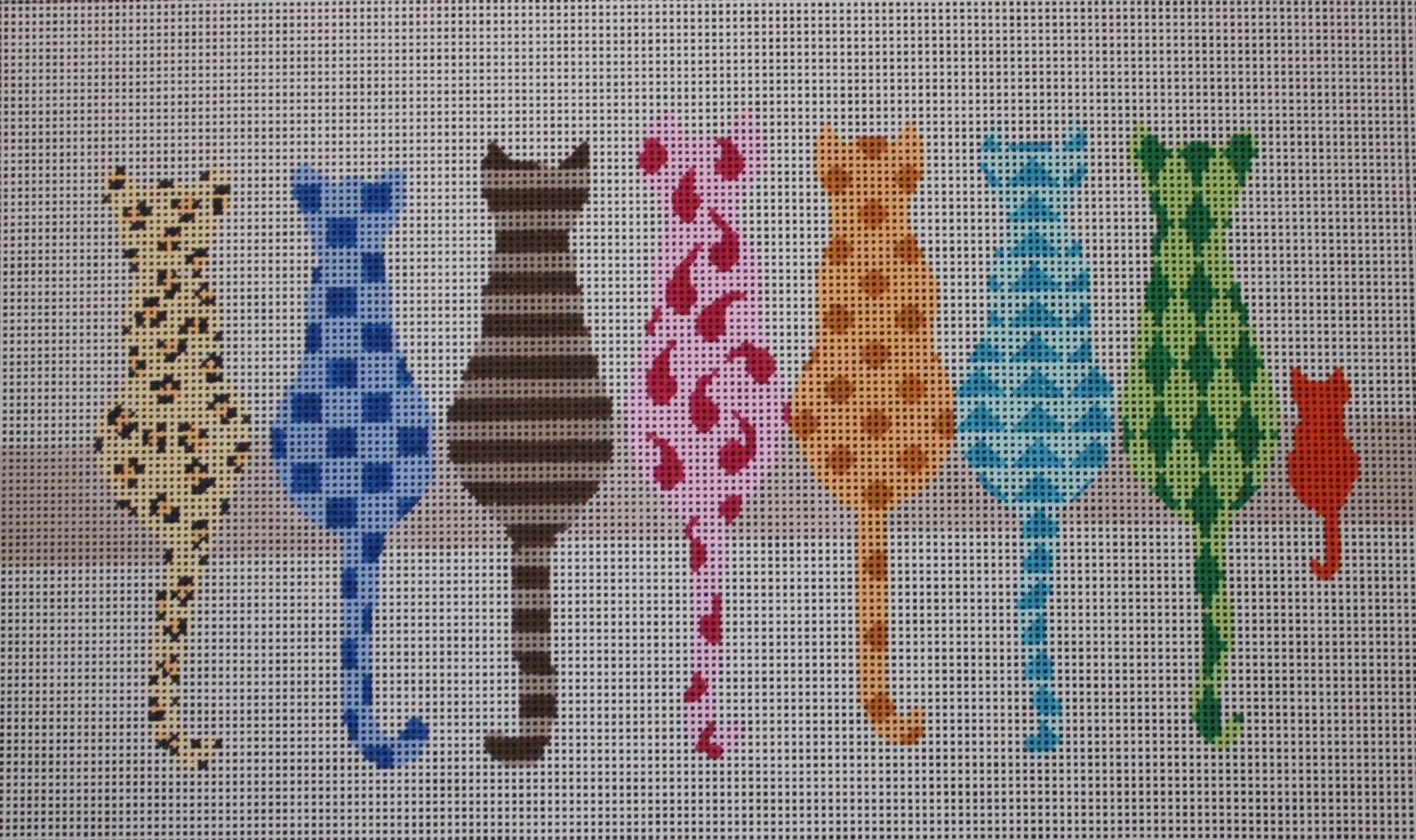 A Stitch In Time ASIT076 Cat Party