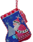 Shelly Tribbey C828 Scandinavian Santa Mini Sock