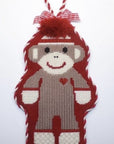 J Malahy 3.5x6 18mesh Sock Monkey