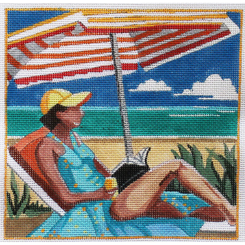 PLD Designs Kamala KL1162 Beach Girls: Reading by the Sea