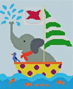 Meredith Collection S-240 Elephant in a Boat Tooth Fairy Pillow ...