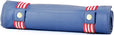 Anne Fisher Rollup Backgammon Blue Leather with Golf Canvas