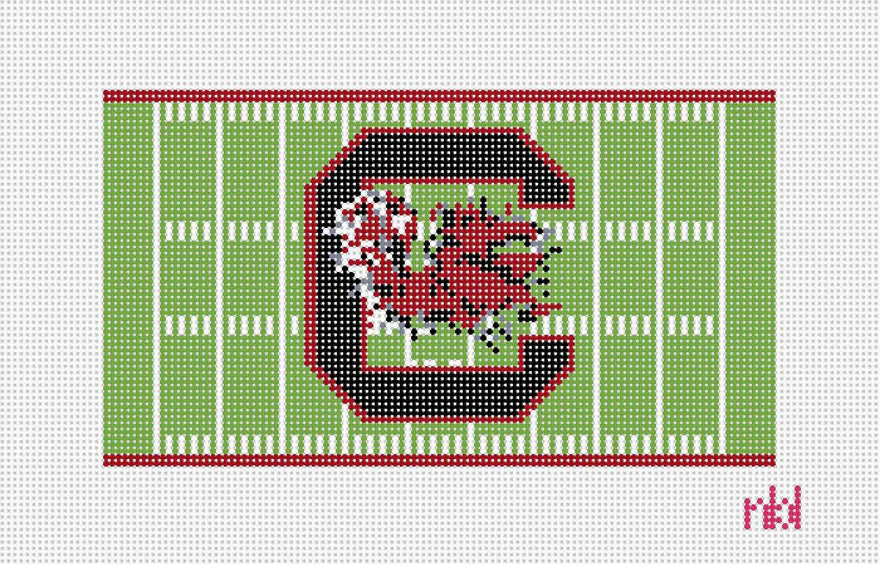 Needlepoint by Laura South Carolina Football Field Canvas